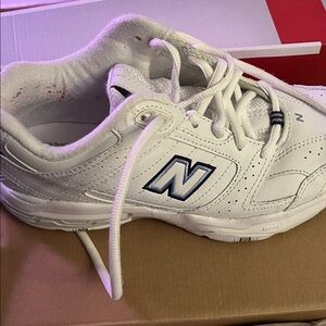 New Balance Sneakers with Blue Trim